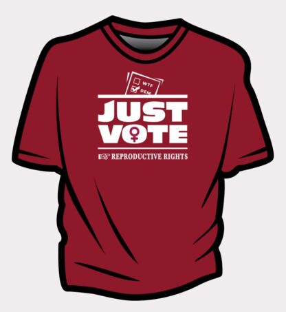 Red-Just-Vote-For-Reproductive-Rights-T-shirt